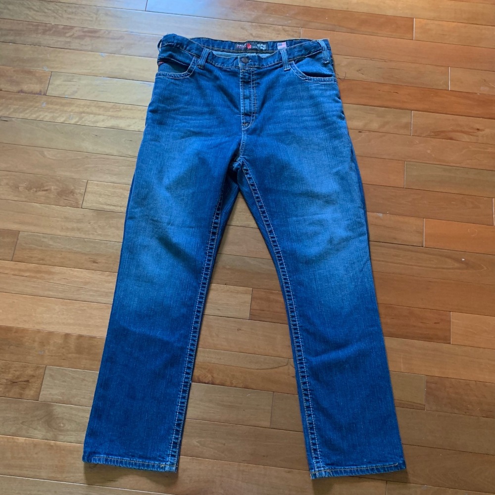 Ariat 42x32 FR M4 Relaxed Boot Cut Jeans Blue Flame Resistant CAT 2 ATPV 19